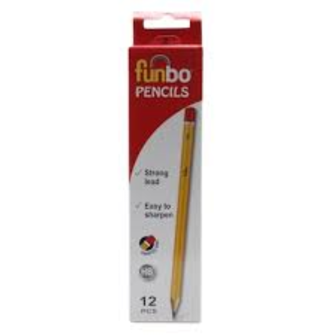 Funbo HB Pencil YW+ER BX=12 FO-PW-452